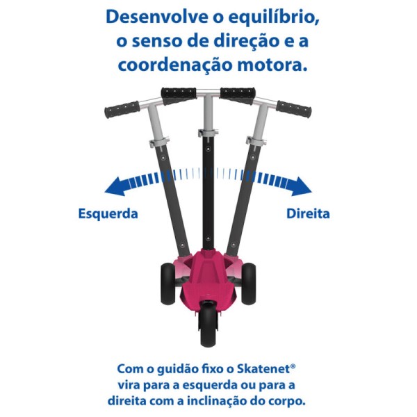 Patineta Skatenet Max Rosa