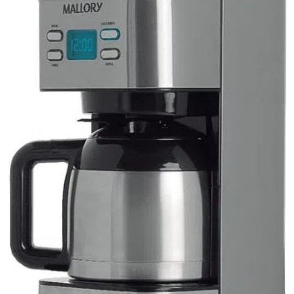 Cafetera Mallory Aroma Digital Thermic 32 Tazas 1.2 L.