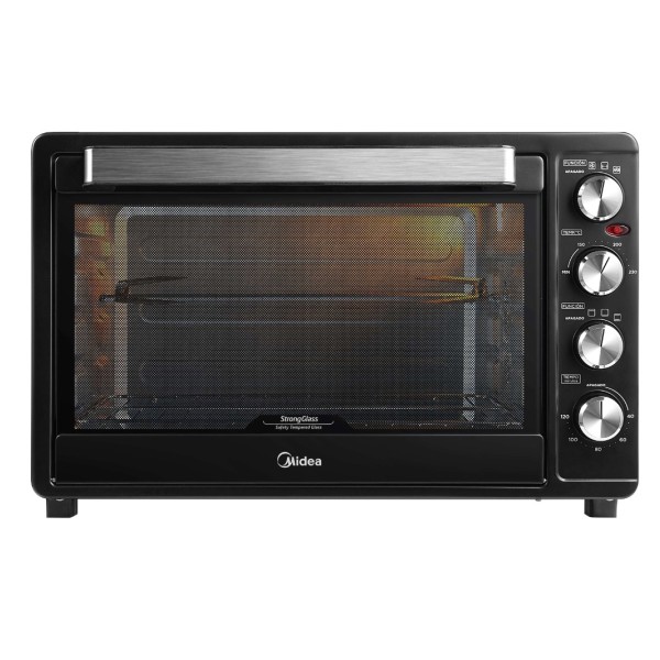 Horno Eléctrico Midea 55 L. Negro