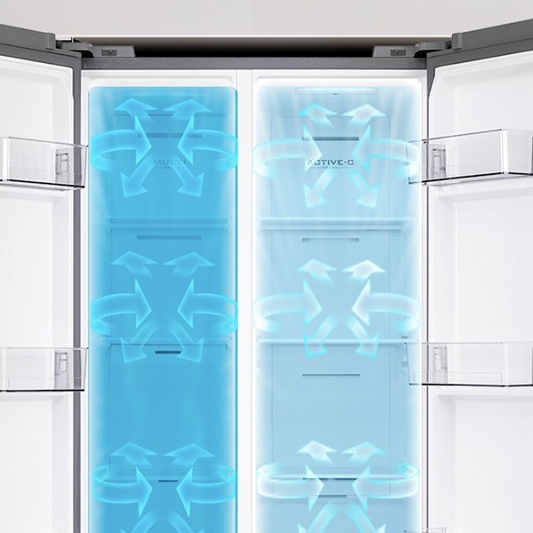 HELADERA SIDE BY SIDE MOD. 460, INOX. INVERTER