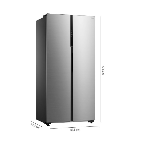 HELADERA SIDE BY SIDE MOD. 460, INOX. INVERTER