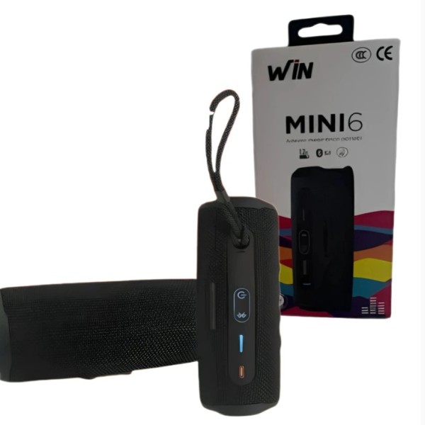 Parlante WIN MINI 6, Bluetooth, Bateria 4.800 mAh.