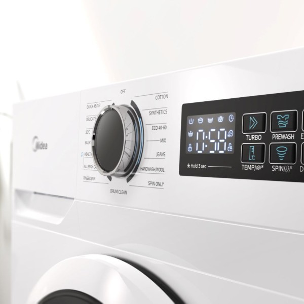 Lavarropas Midea Automatica 8 Kg. Carga Frontal - Inverter