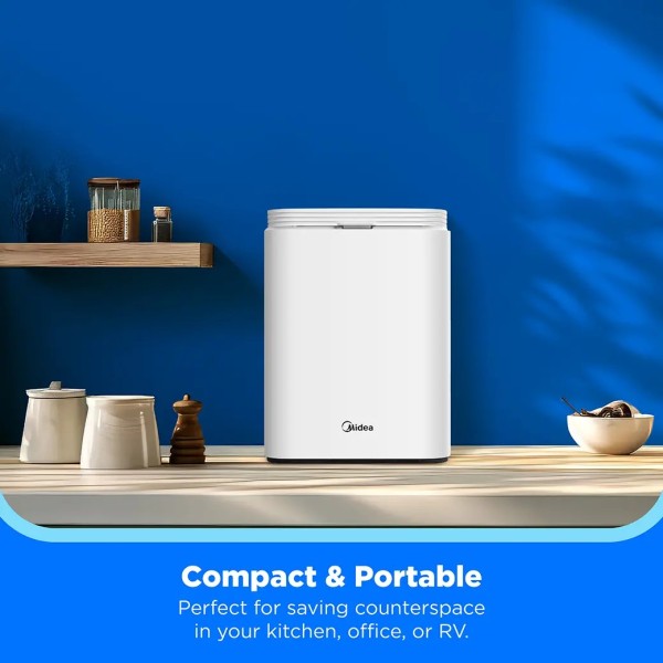 Fabricadora de Hielo Midea 12 Kg. (Blanco)