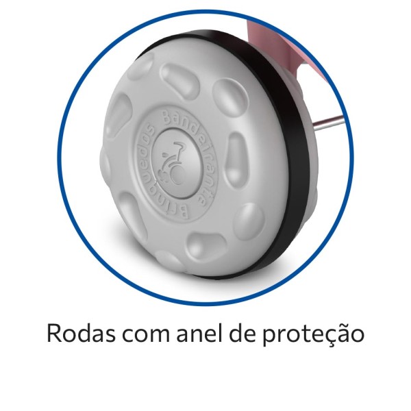 Velobaby Joy Passeio & Pedal Rosa