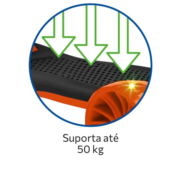 Patineta Skatenet Plegable Led (Ruedas y Deck) Naranja