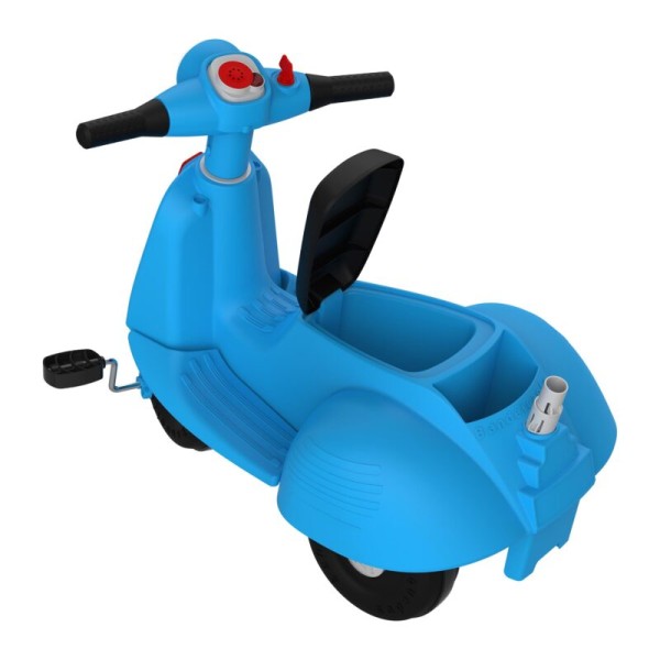 Triciclo Banderetta Paseo y Pedeal Azul