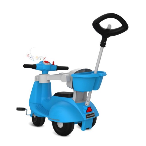 Triciclo Banderetta Paseo y Pedeal Azul