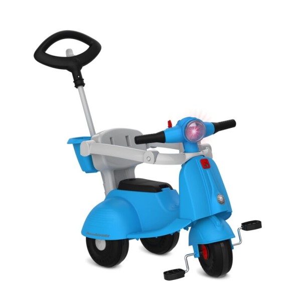 Triciclo Banderetta Paseo y Pedeal Azul
