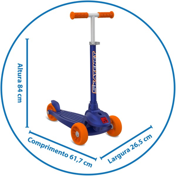 Skatenet Regulavel Azul