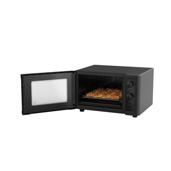 Horno Dako -Grill, Timer 120 Minutos, 44 Litros, 1.750 W. Control de temperatura de 90 a 300º C, Horno Limpia Facil, Puerta de Doble vidrio.